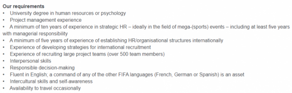 FIFA, head of workforce-1